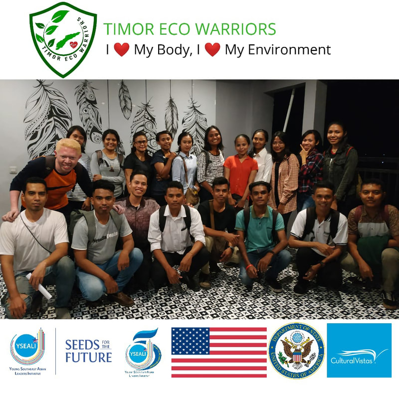 Timor Eco Warriors YSEALI Kupang Dili Waste hygiene relawan volunteers